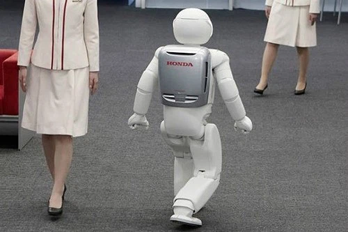 Asimo robot with certain service functions Asimo robot with certain service functions