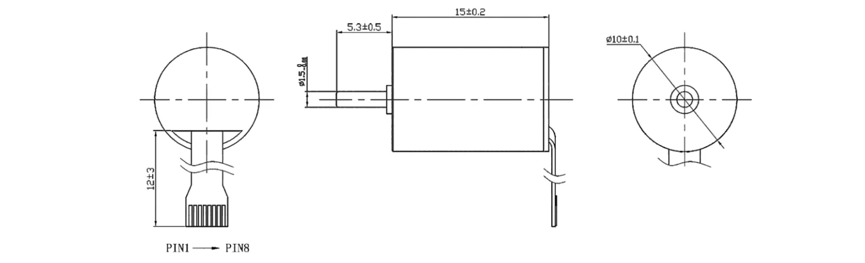 VEC-1015 Coreless motor design VEC-1015 Coreless motor design