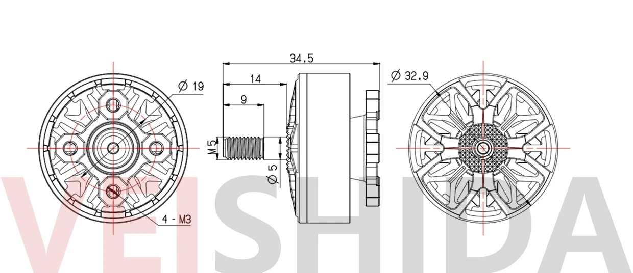 VSD-2807 Racing Drone Motors Design drawings VSD-2807 Racing Drone Motors Design drawings
